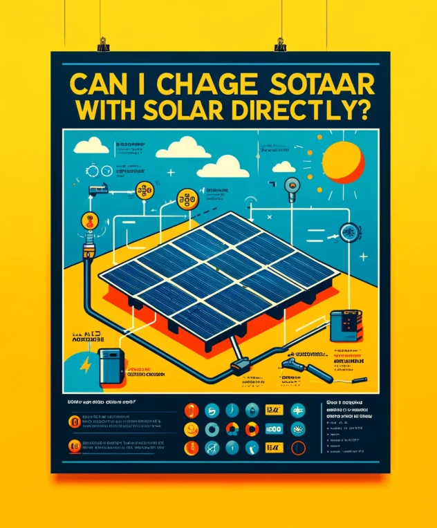 Can I charge battery with solar directly