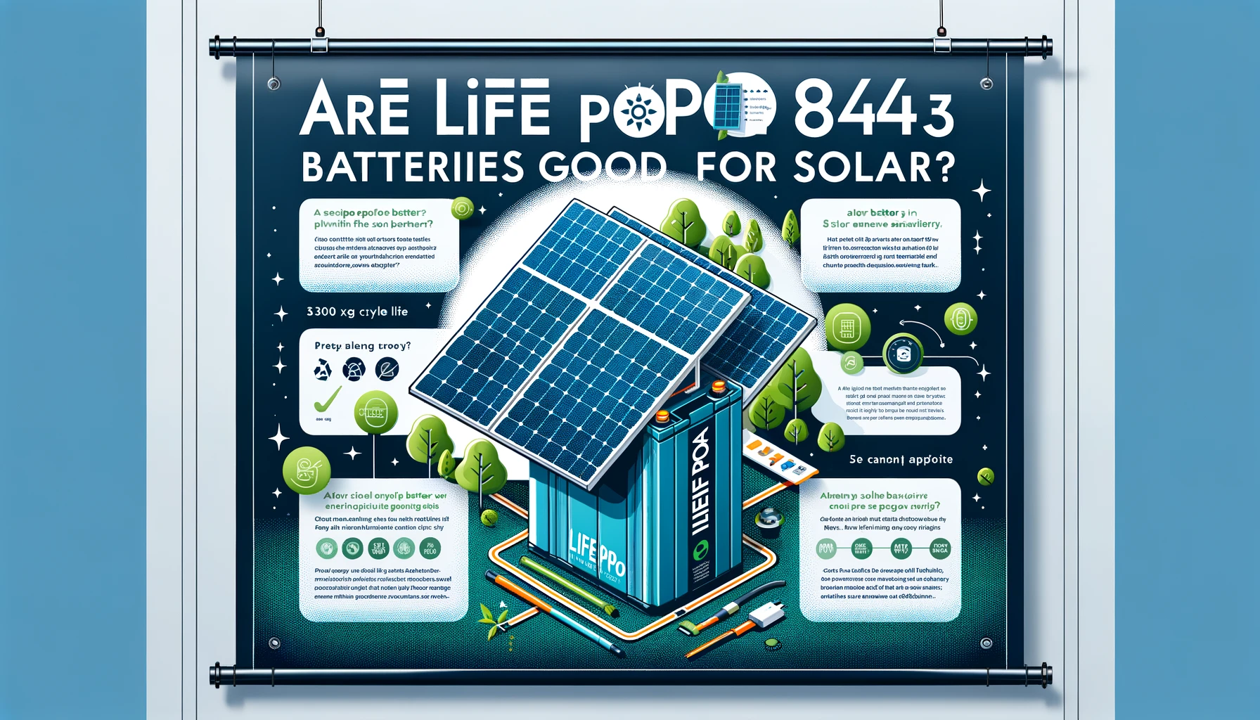 Are LiFePO4 batteries good for solar