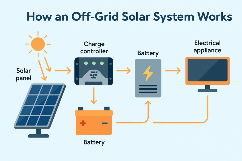 How Does an Off-Grid Solar System Work | Amble Sun